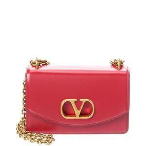 Valentino Vain Small Leather Shoulder Bag, Pink